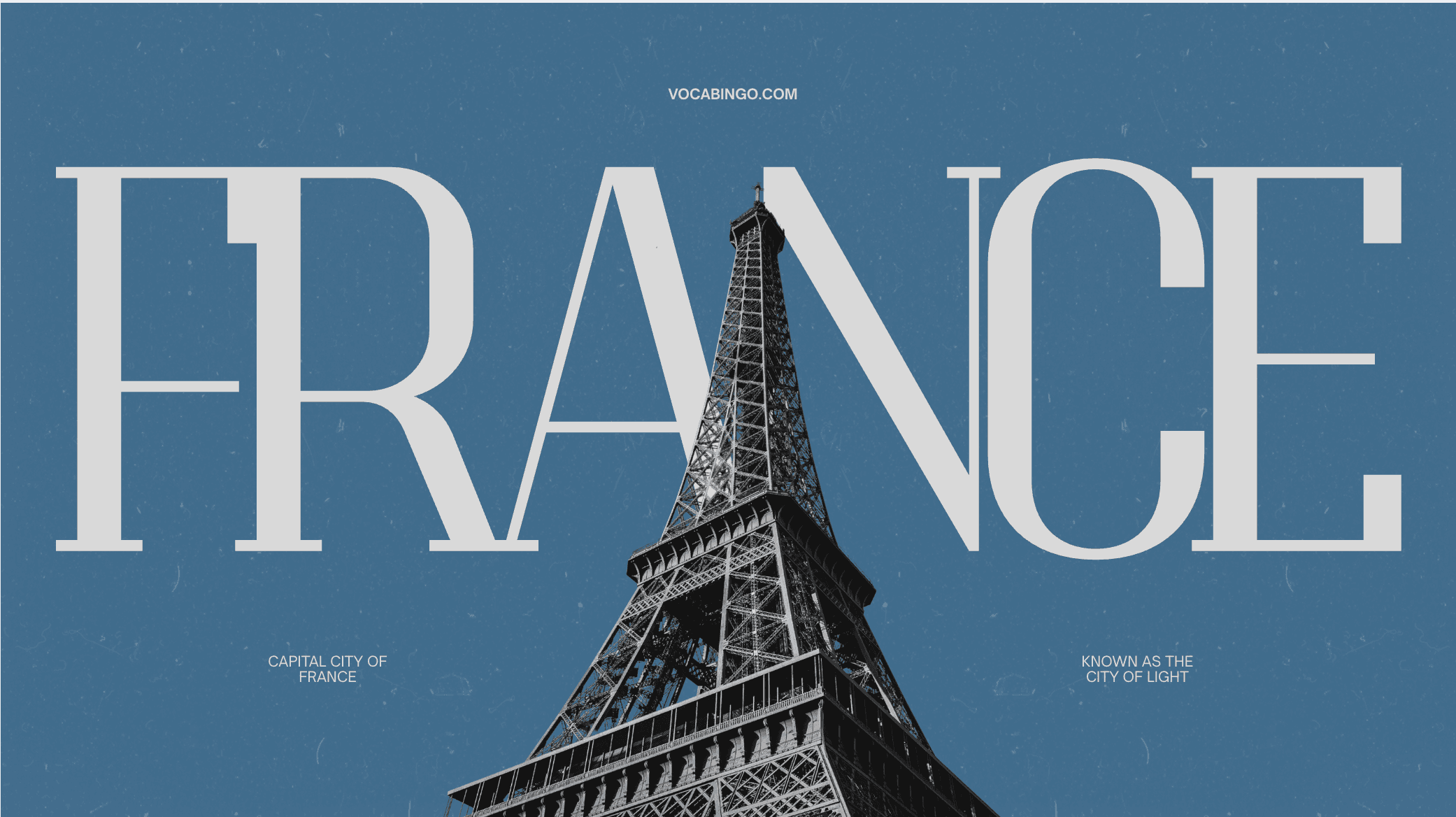 France — the Eiffel Tower at dusk