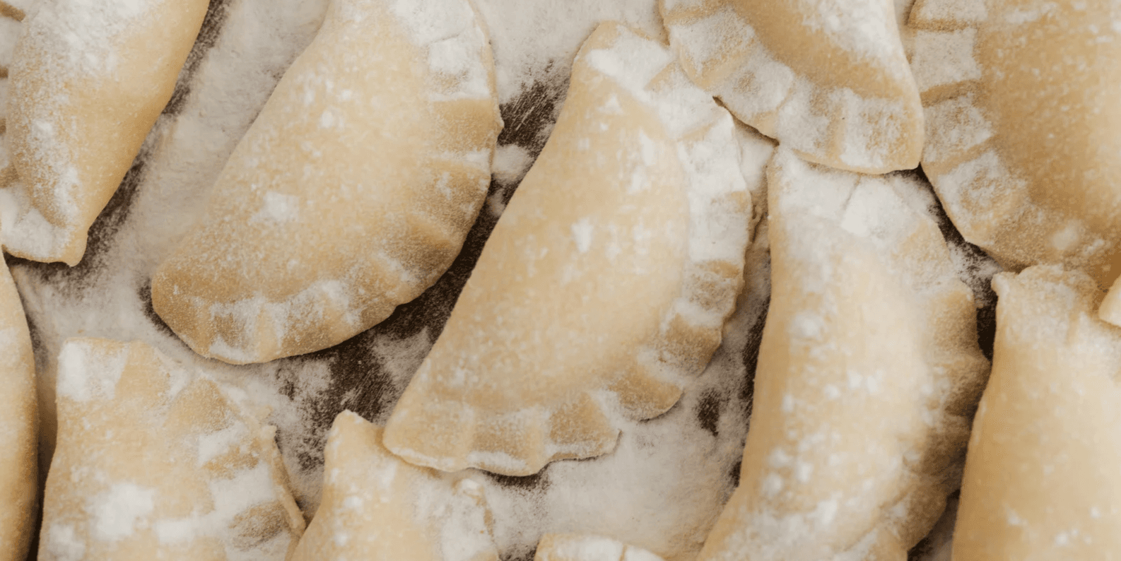 Handmade pierogi